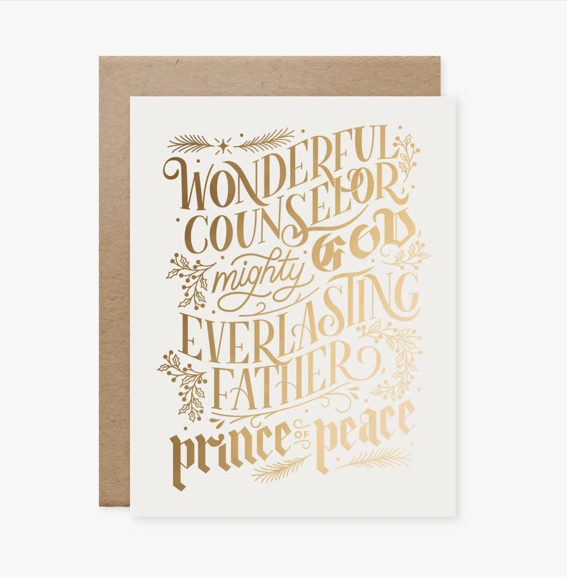 Wonderful Counselor Card