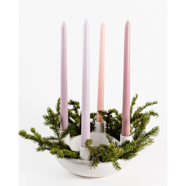 Ceramic Advent Wreath