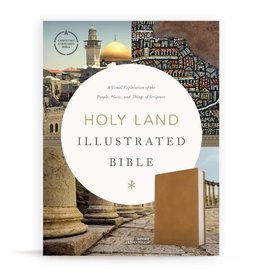 CSB Holy Land Illustrated Bible - Ginger Leathertouch