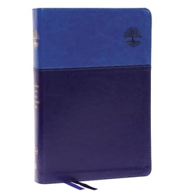 NKJV, Matthew Henry Daily Devotional Bible, Leathersoft, Blue, Red Letter, Comfort Print