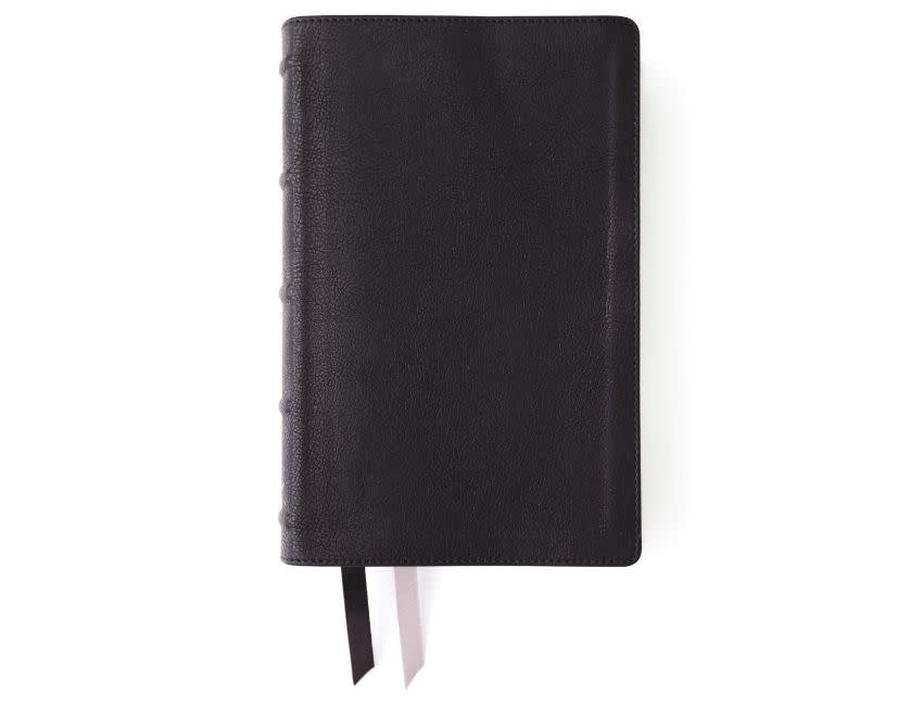 NIV, Side-Column Reference Bible, Personal Size, Leathersoft, Black, Comfort Print