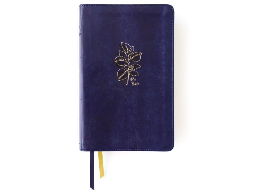 NIV, Women's Devotional Bible, Leathersoft, Navy, Comfort Print