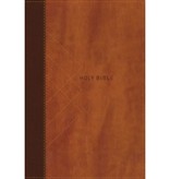 NIV, Thinline Bible, Giant Print, Leathersoft, Brown, Red Letter, Thumb Indexed, Comfort Print