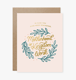 Motherhood is Kingdom Work Card