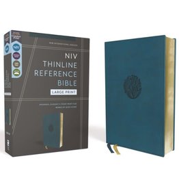 NIV, Thinline Reference Bible, Large Print, Leathersoft, Teal, Red Letter, Comfort Print