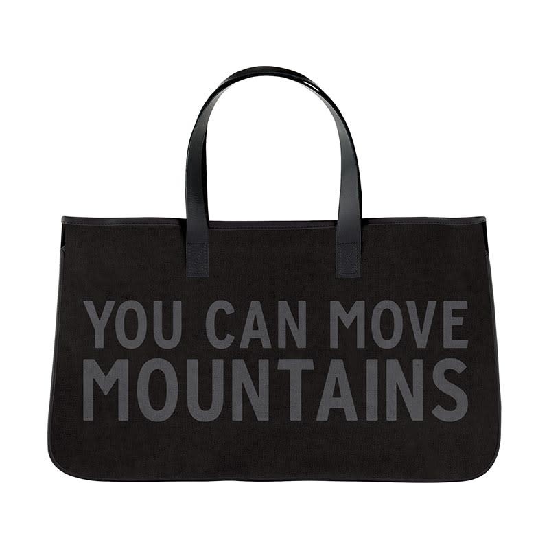 Canvas Tote-Move Mountains