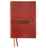 NIV, Student Bible, Leathersoft, Brown, Thumb Indexed, Comfort Print