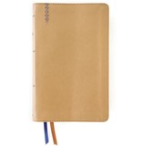 NIV, Student Bible, Personal Size, Leathersoft, Tan, Thumb Indexed, Comfort Print