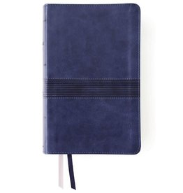 NIV, Student Bible, Personal Size, Leathersoft, Navy, Thumb Indexed, Comfort Print