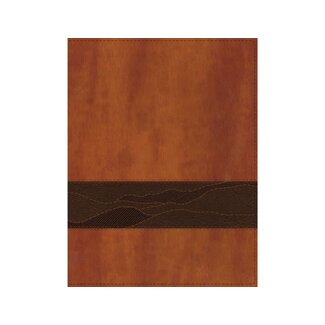 Rooted: The NIV Bible for Men, Leathersoft, Brown, Comfort Print