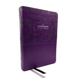 KJV, The Woman's Study Bible, Leathersoft, Purple, Red Letter, Full-Color Edition, Thumb Indexed, Comfort Print