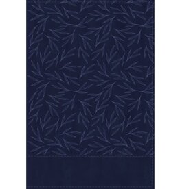 NIV, Thinline Bible, Large Print, Leathersoft, Navy, Red Letter, Comfort Print