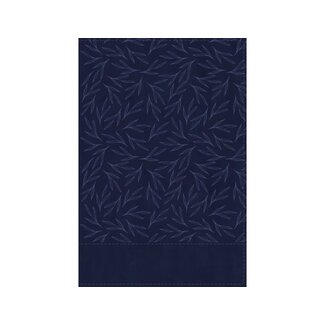 NIV, Thinline Bible, Large Print, Leathersoft, Navy, Red Letter, Comfort Print
