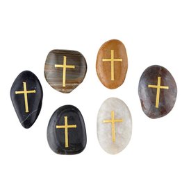 Gold Cross Stone