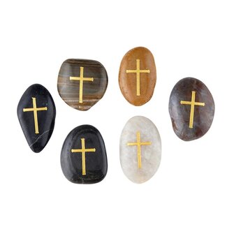 Gold Cross Stone