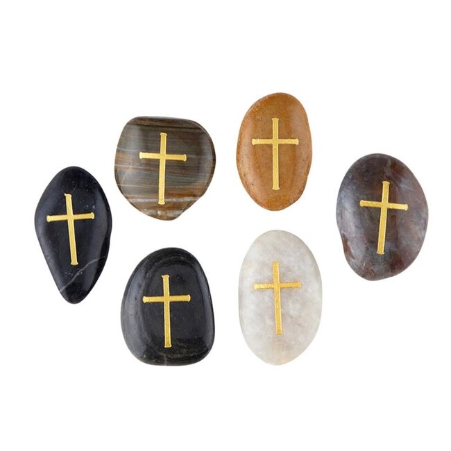 Gold Cross Stone