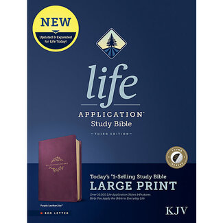 KJV Life Application Study Bible, 3rd Ed., LP LL Purple, Indexed
