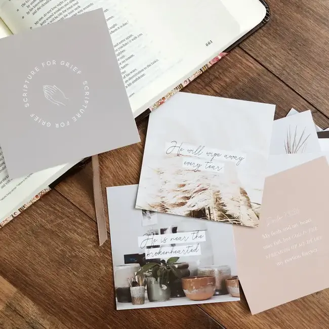 Scripture of Grief Verse Card Set