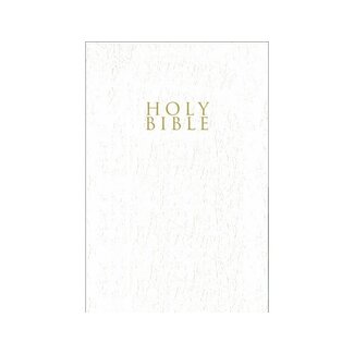 NIV, Gift and Award Bible, Leather-Look, White, Comfort Print