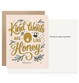 Kind Words Greeting Card