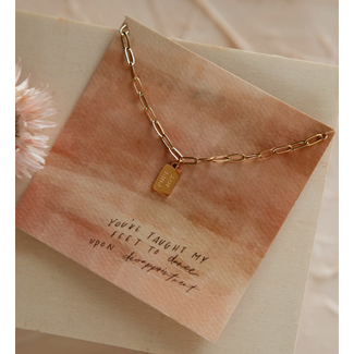 Pure Joy Mini Tag Necklace