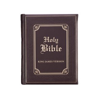 KJV Family Bible - Brown Leather Look