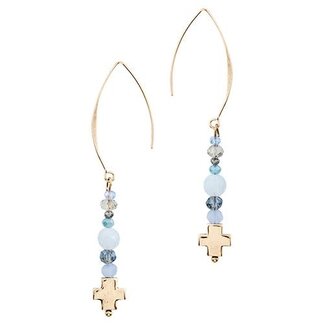 Emmanuel Earrings  Set - Blue