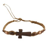 Cross Bracelet - Wood
