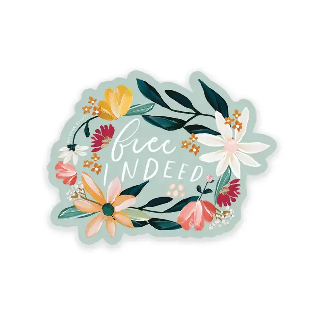 Free Indeed Sticker Full Color