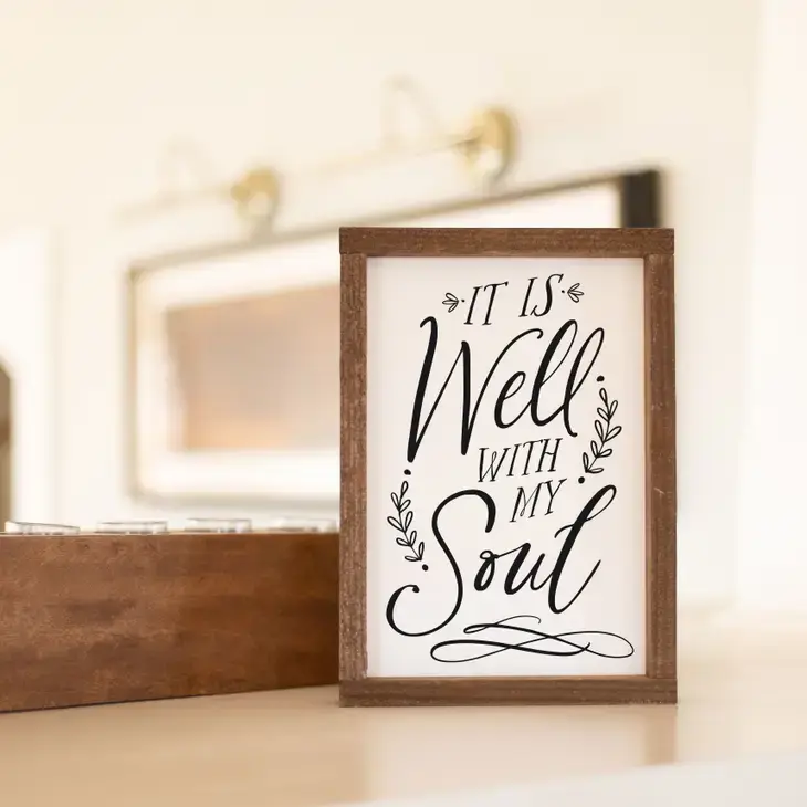 It Is Well With My Soul Framed Art