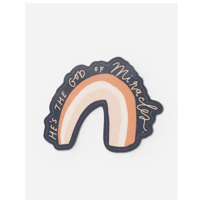 God of Miracles Sticker