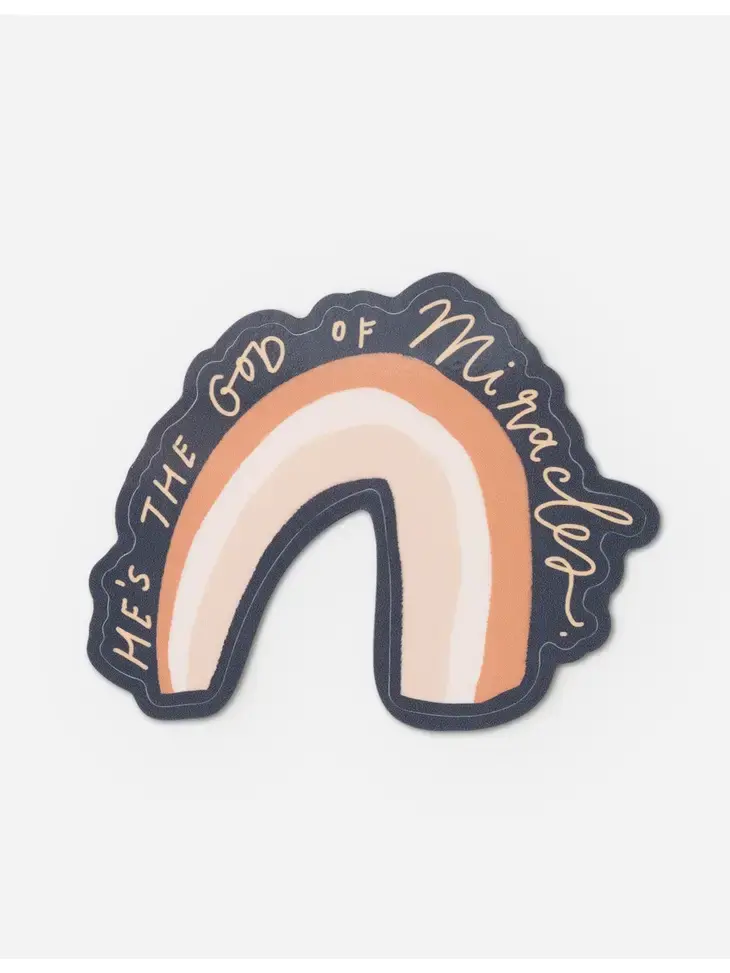 God of Miracles Sticker
