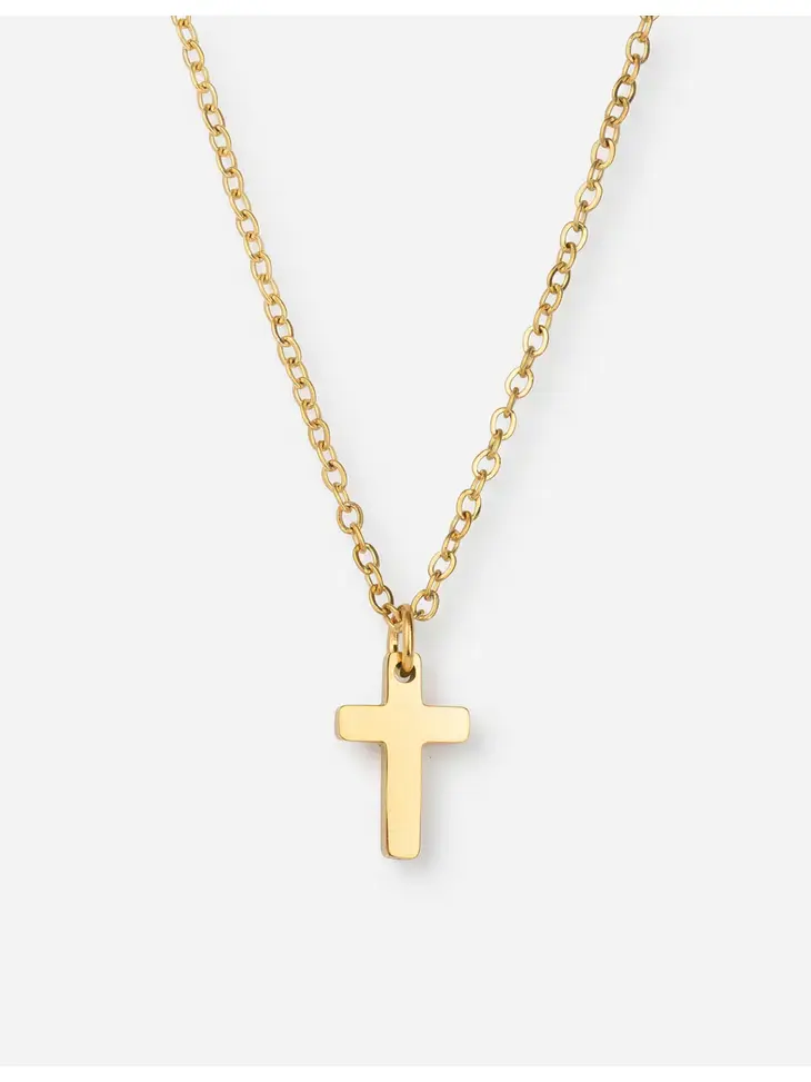 Gold Cross Necklace