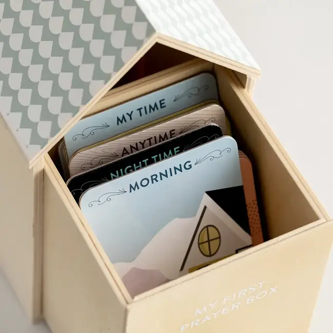 My First Prayer Box and Bible Memory Verse Cards Set