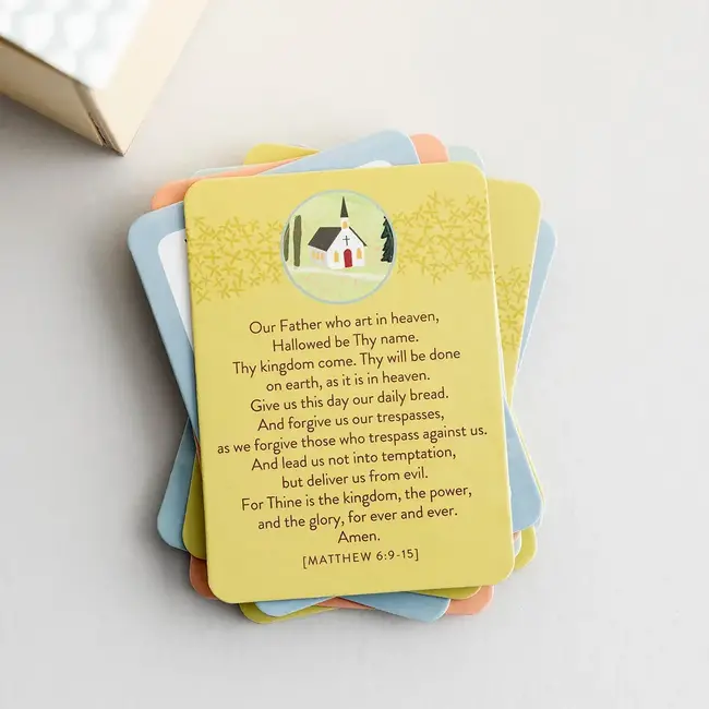 My First Prayer Box and Bible Memory Verse Cards Set