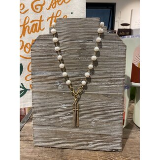Pearls of Faith Cross Necklace