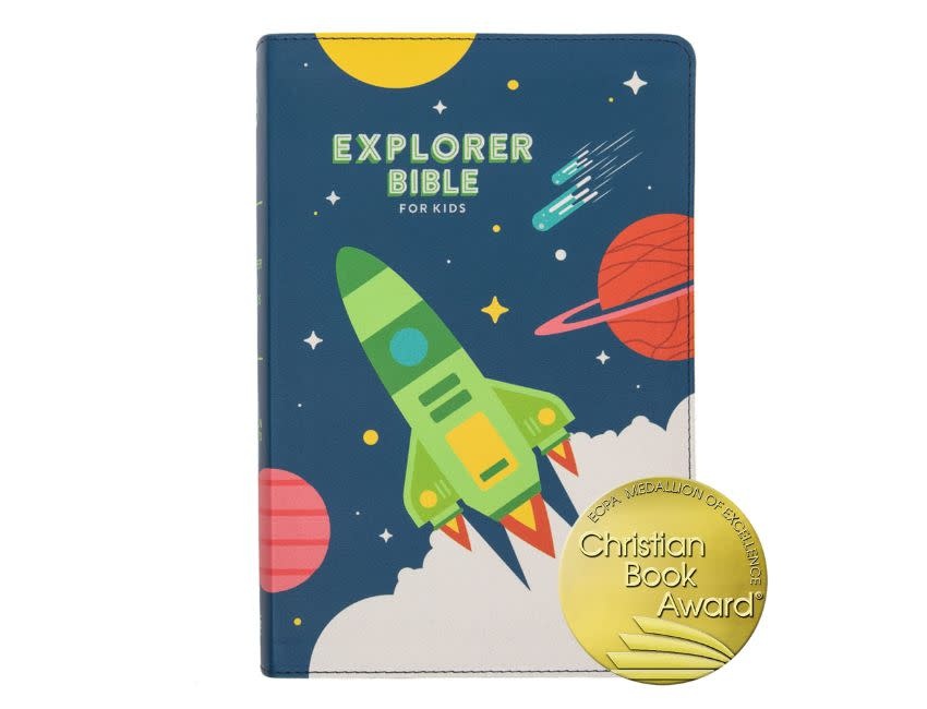 Explorer Bible For Kids - Blast Off Leathertouch