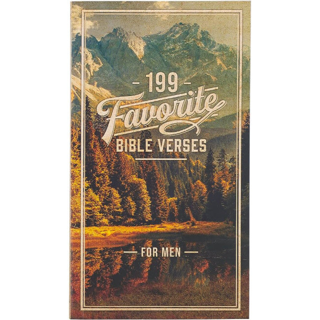 199 Favorite Bible Verses for Men Gift Book