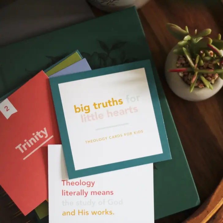 Big Truths for Little Hearts | Kids Theology Cards
