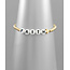 Faith Bead & Ball Bracelet - Gold