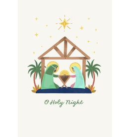 Card-Boxed-Christmas-O Holy Night-Nativity-Video Greetings (Box of 10)