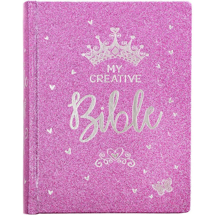 Purple Glitter My Creative Bible for Girls - an ESV Journaling Bible