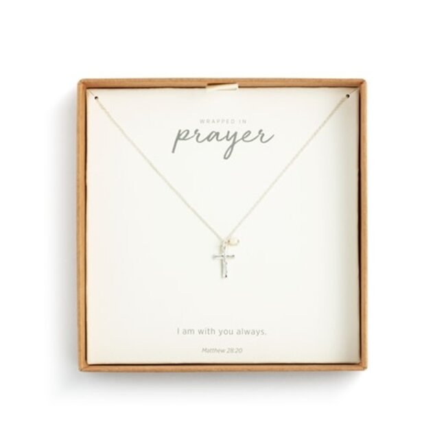 Dainty Cross Necklace - Silver