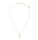 Dainty Cross Necklace - Gold