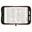 Stand Firm Two-tone Brown Faux Leather Classic Bible Cover - 1 Corinthians 16:13
