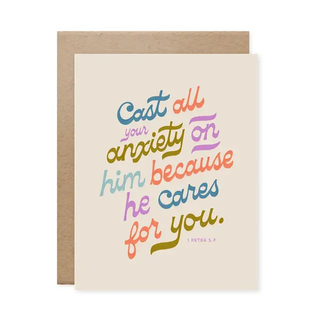 He Cares For You Card