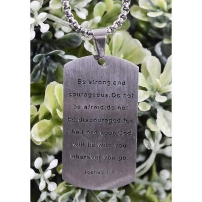 Cross Necklace Be Strong