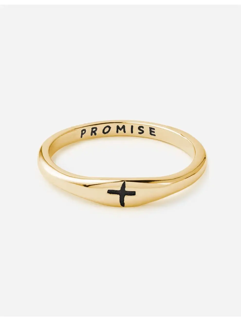 Gold Promise Ring - Size 7