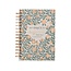 Sufficient Grace Teal Floral Large Wirebound Journal - 2 Corinthians 12:9