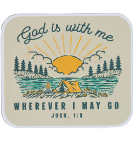 God is with Me Magnet - Joshua 1:9